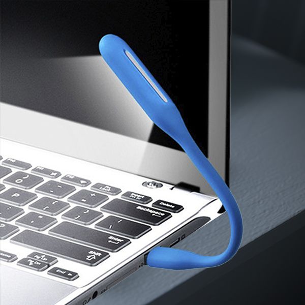 iMBPrice - Lámpara LED portátil mini USB (blanco cálido) con ángulo de  ajuste flexible para PC y Mac, portátil, banco de energía, color negro